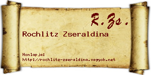 Rochlitz Zseraldina névjegykártya